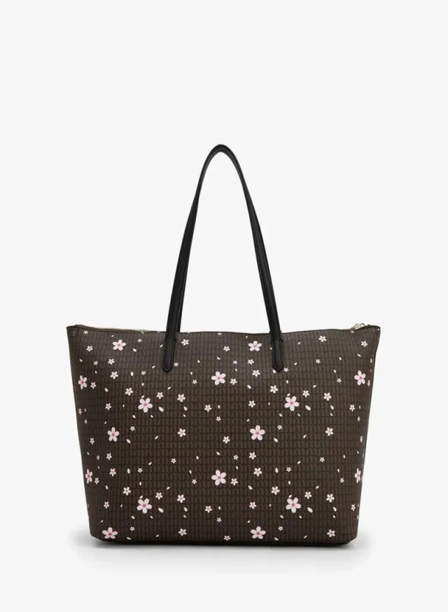 Floral Print Tote Bag With Coin Pouch – image 4