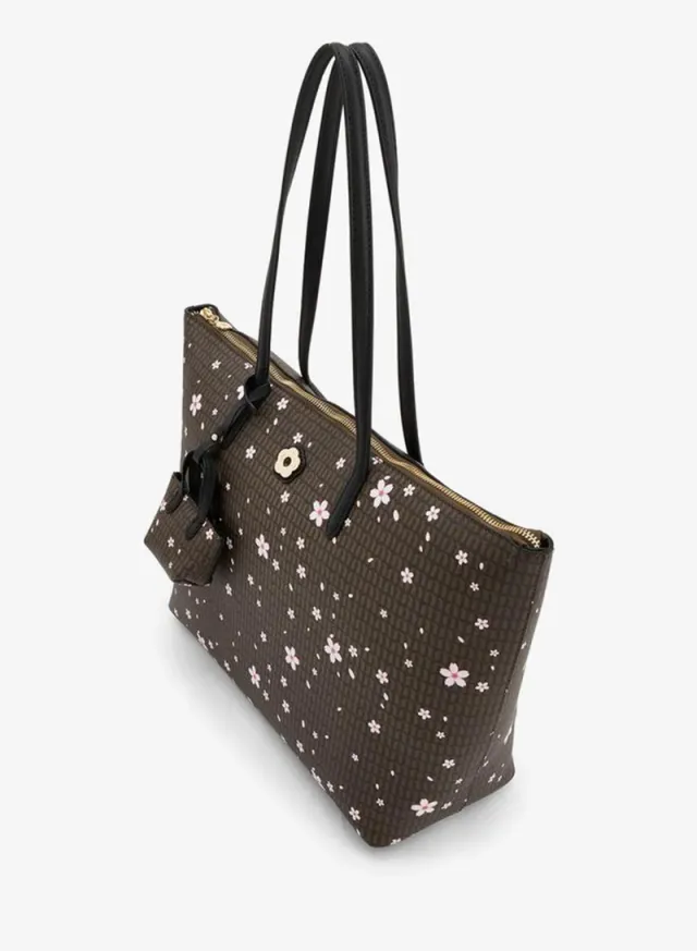 Floral Print Tote Bag With Coin Pouch – image 5