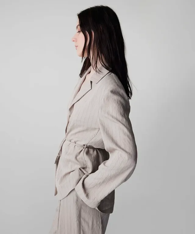 Striped Jacquard Blazer – صورة 3