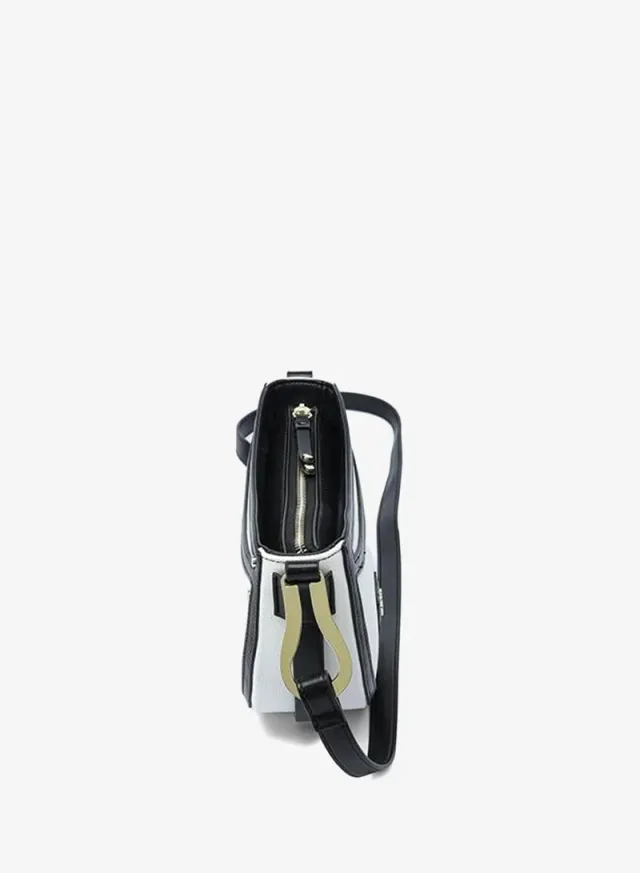 Half-Moon Contrast Crossbody Bag TKC 004 – صورة 6