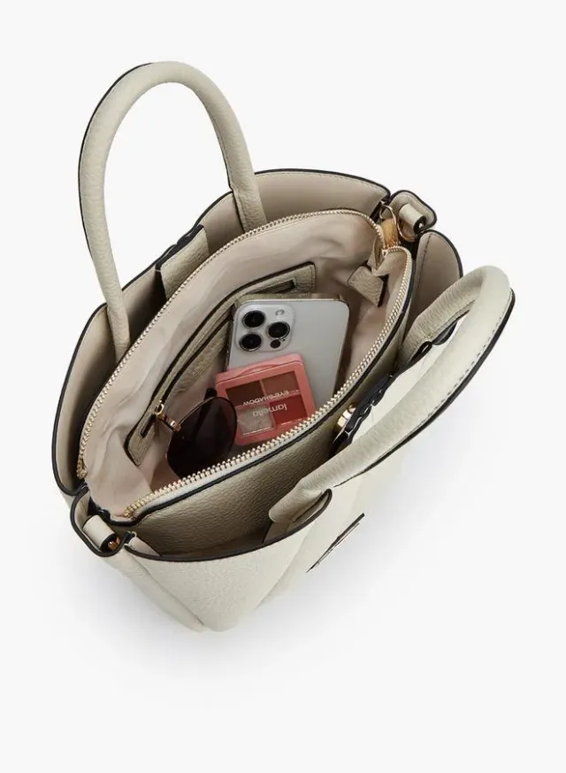 Paprika Grainy Pu Tote – صورة 7