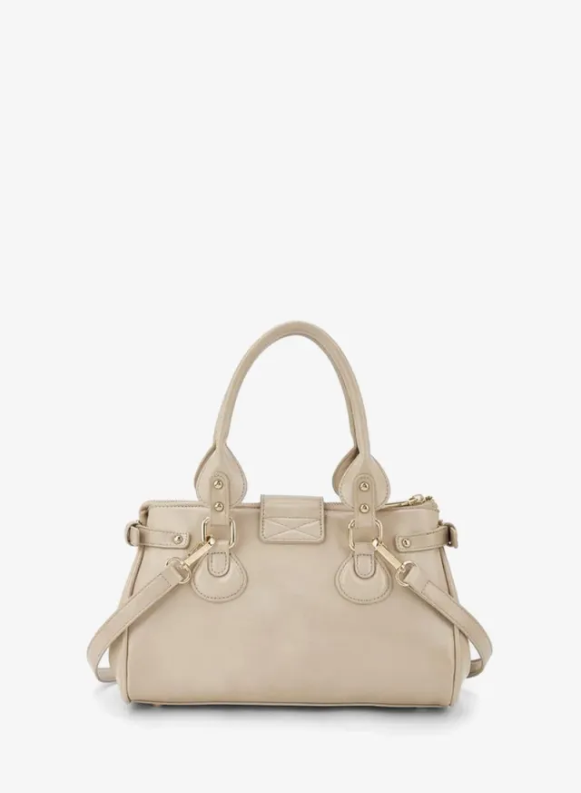 Solid Tote Bag With Detachable Strap – صورة 5