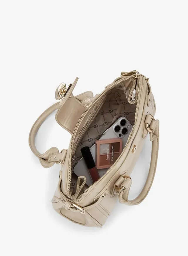 Solid Tote Bag With Detachable Strap – صورة 7