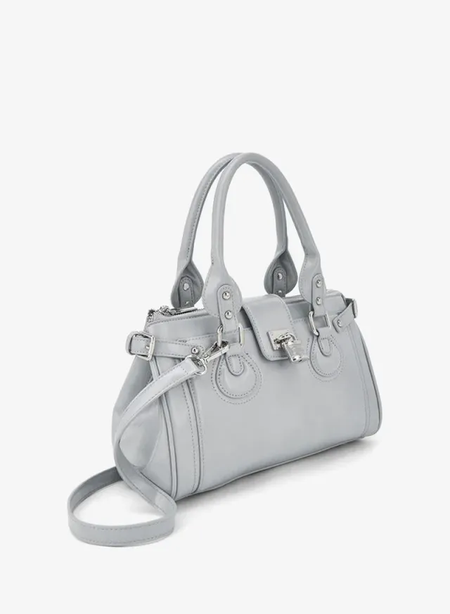 Solid Tote Bag With Detachable Strap – image 3