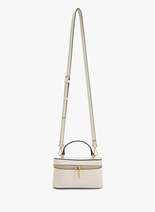 Solid Crossbody Bag With Top Handle – صورة 2
