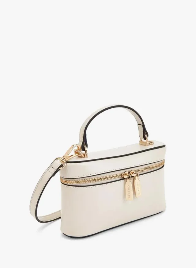 Solid Crossbody Bag With Top Handle – صورة 3