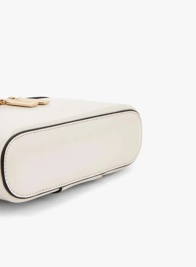 Solid Crossbody Bag With Top Handle – صورة 6