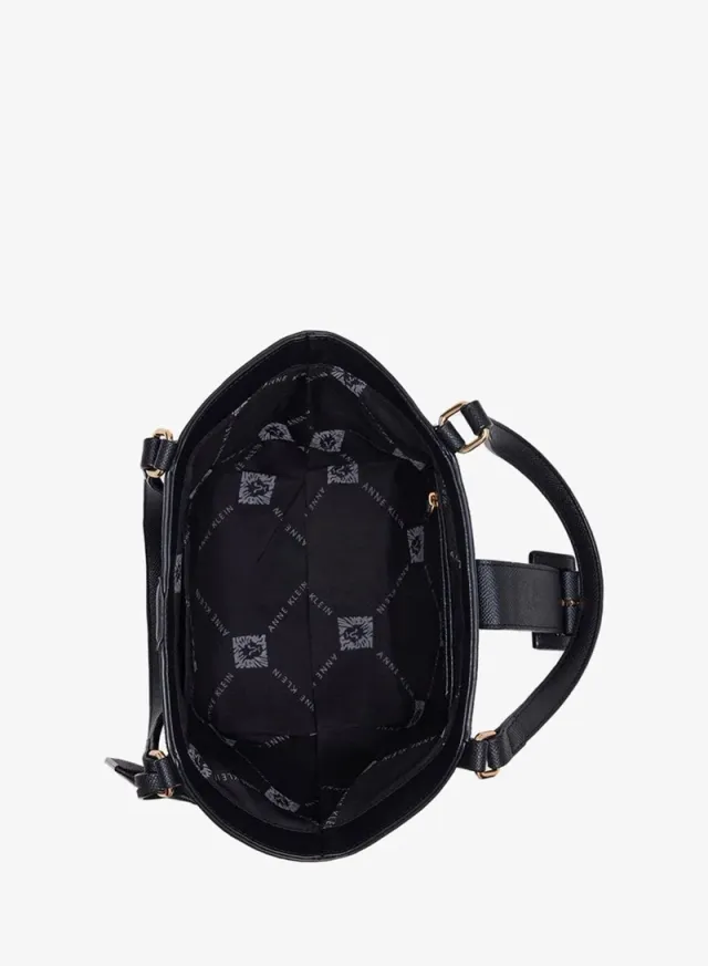 Anne Klein Textured Buckle Detail Tote Bag – صورة 2