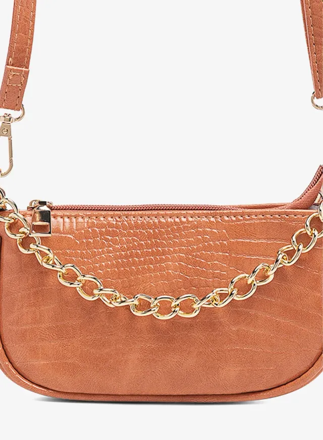 Croc Sling bag in Orange – image 6