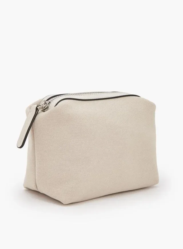 Solid Tote Bag With Pouch – صورة 10