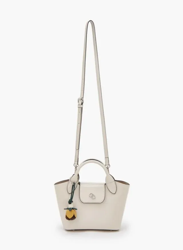 Solid Tote Bag With Pouch – صورة 2