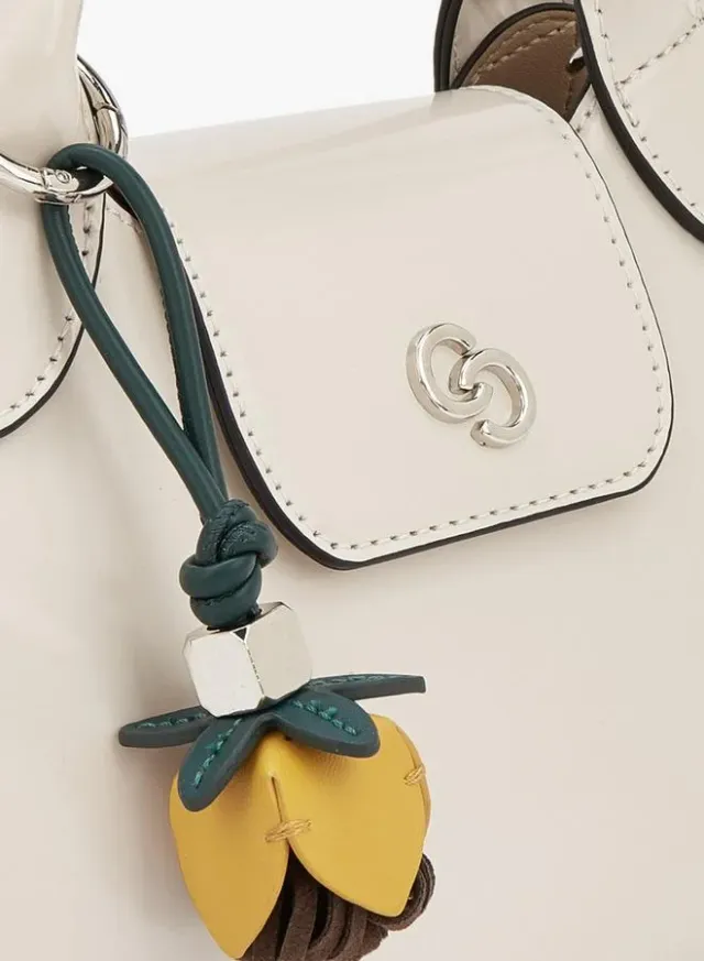 Solid Tote Bag With Pouch – صورة 6