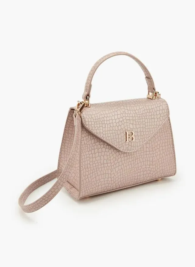 Textured Crossbody Bag With Removable Strap – صورة 2