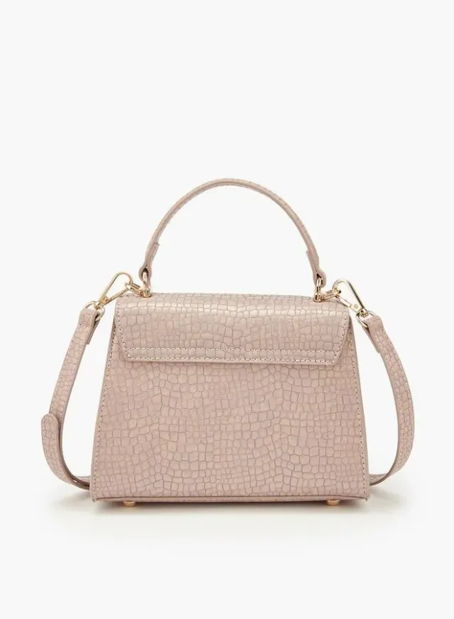 Textured Crossbody Bag With Removable Strap – صورة 3