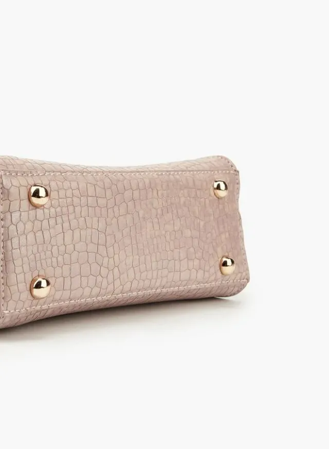 Textured Crossbody Bag With Removable Strap – صورة 5