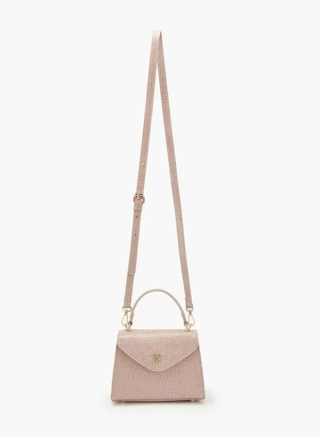 Textured Crossbody Bag With Removable Strap – صورة 6