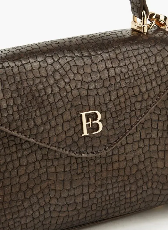 Textured Crossbody Bag With Removable Strap – صورة 4