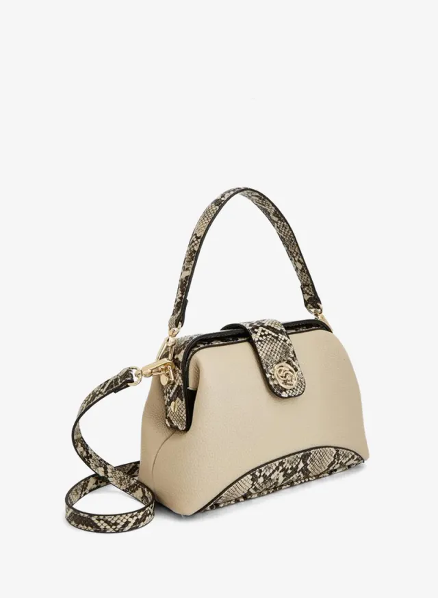 Colourblock Crossbody Bag With Adjustable Strap And Button Closure – صورة 3