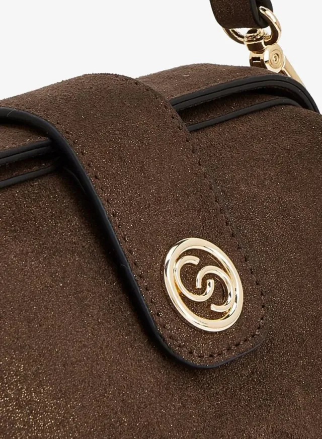 Colourblock Crossbody Bag With Adjustable Strap And Button Closure – صورة 4