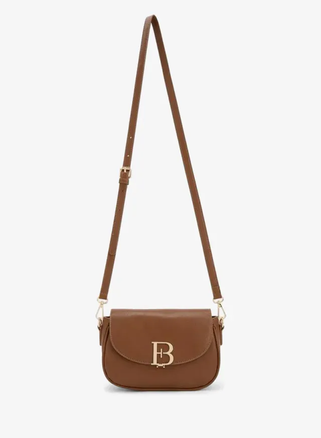 Solid Crossbody Bag With Zip Closure – image 2