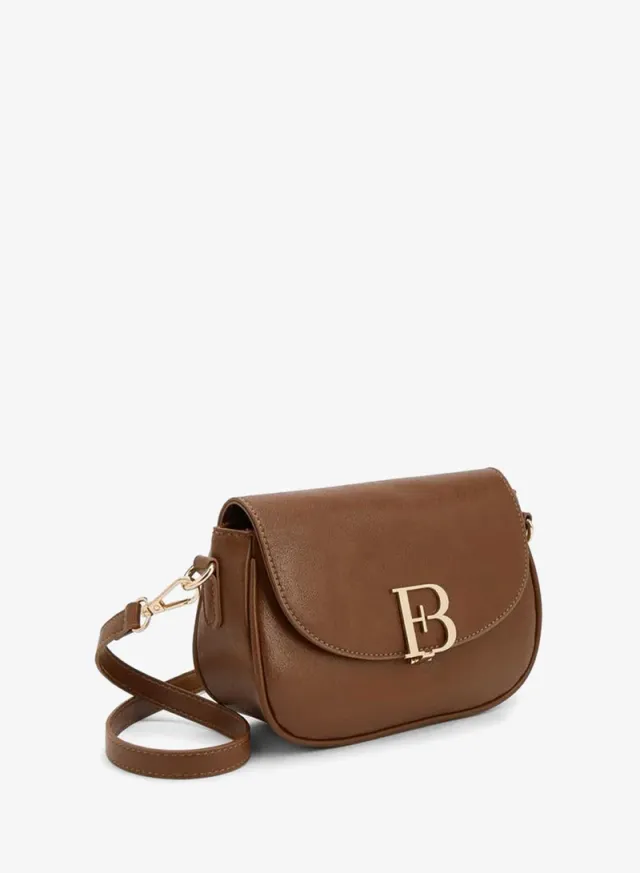 Solid Crossbody Bag With Zip Closure – image 3