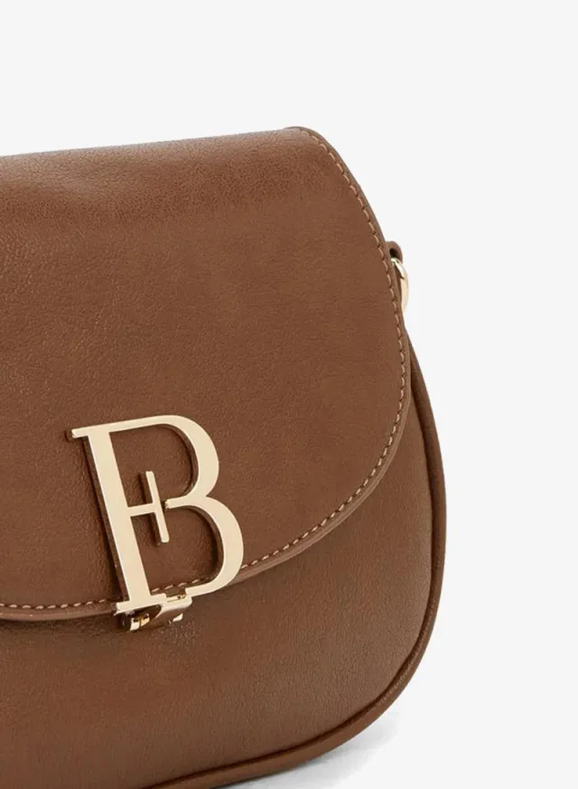 Solid Crossbody Bag With Zip Closure – image 4