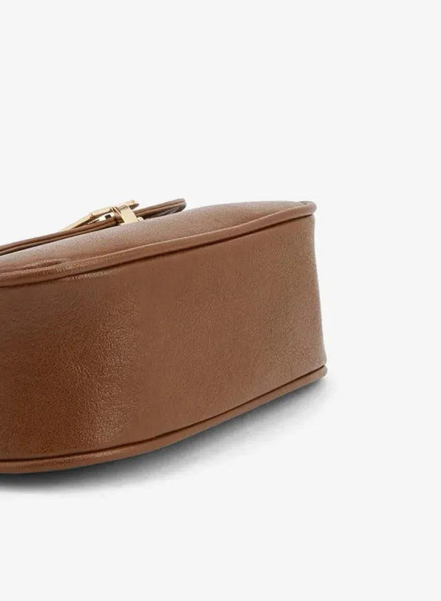 Solid Crossbody Bag With Zip Closure – image 6