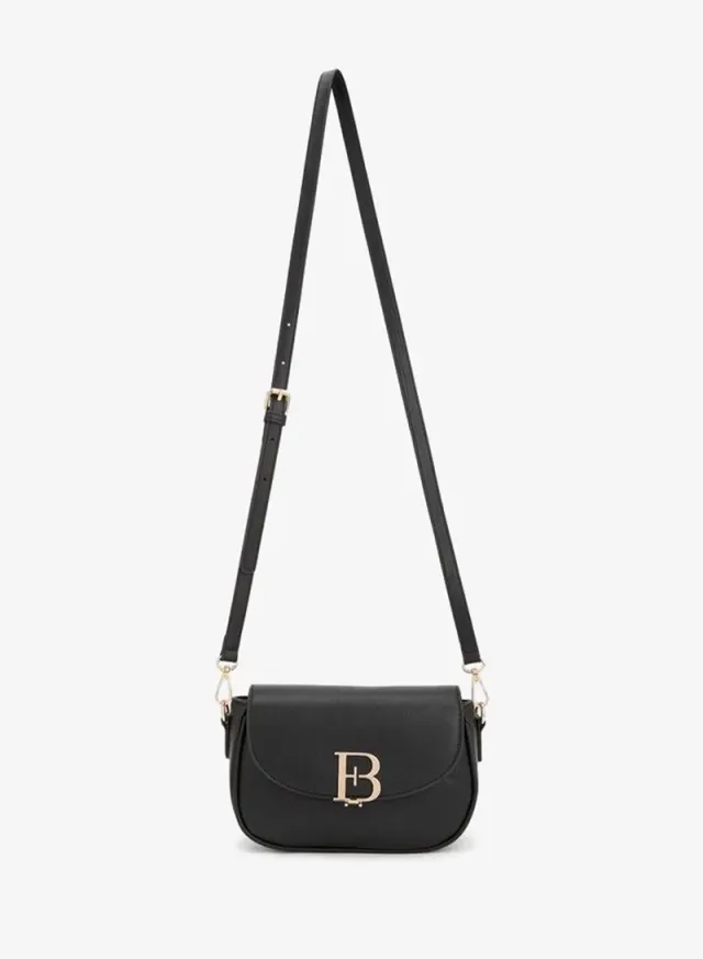 Solid Crossbody Bag With Zip Closure – image 2