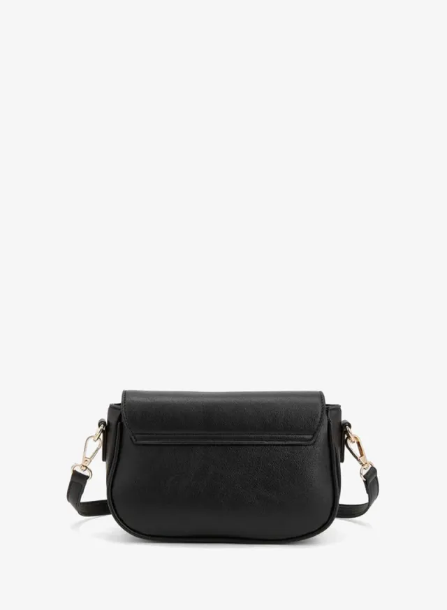 Solid Crossbody Bag With Zip Closure – image 5