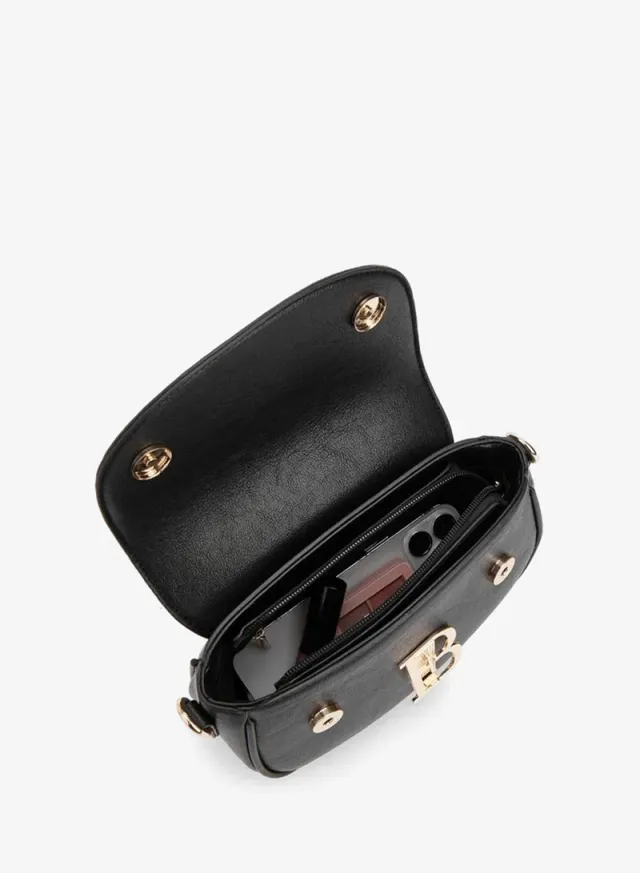 Solid Crossbody Bag With Zip Closure – image 7