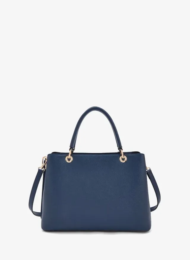 Chain Accent Tote Bag With Detachable Strap – صورة 5