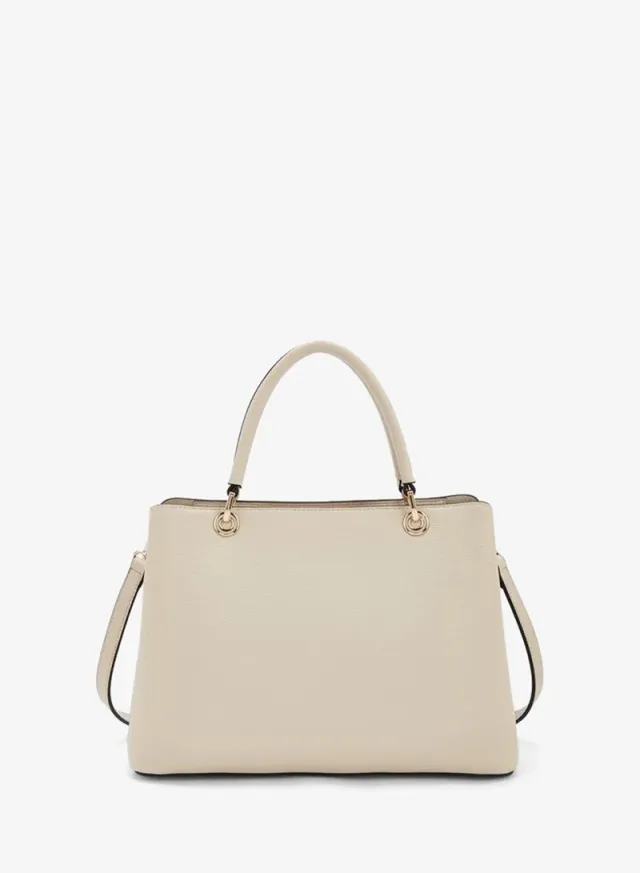Chain Accent Tote Bag With Detachable Strap – صورة 3