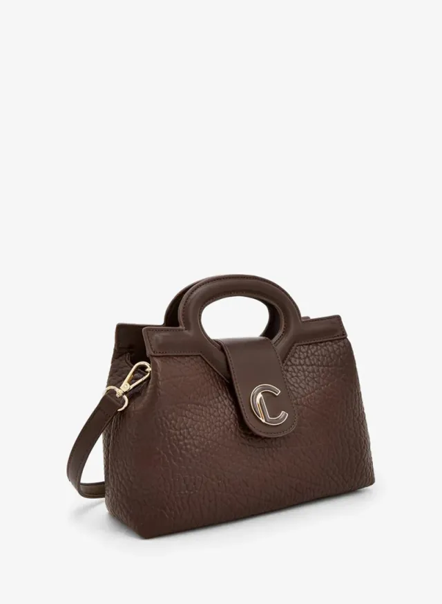 Textured Tote Bag With Detachable Strap – image 3