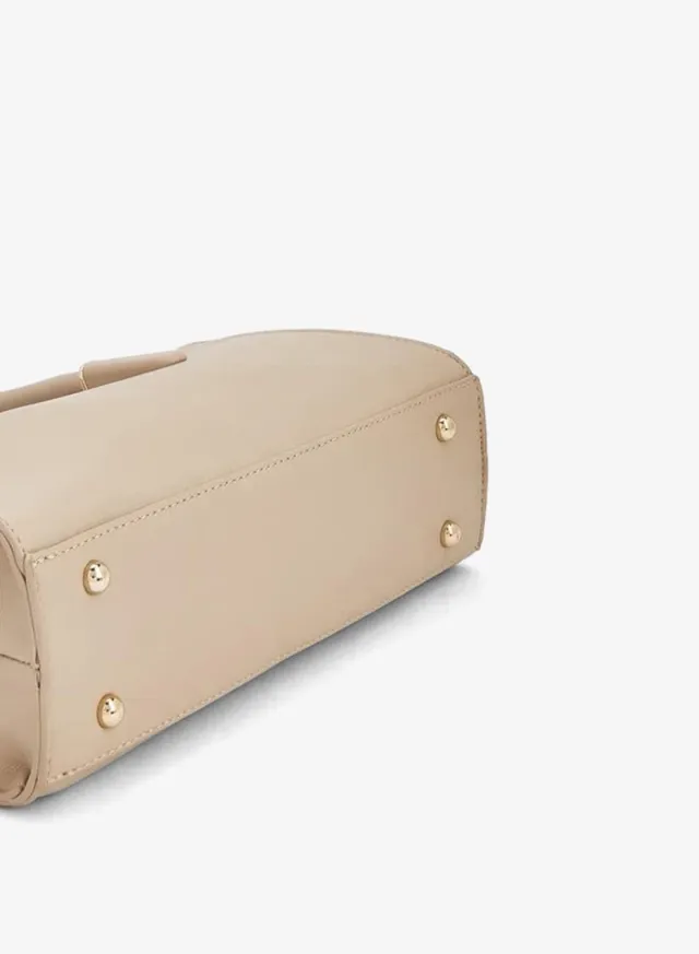Solid Tote Bag With Detachable Strap – صورة 6