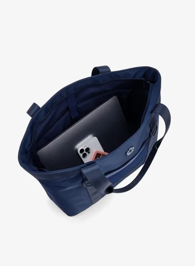 Solid School Tote Bag With Zip Closure - 34x14x26 CM – صورة 7