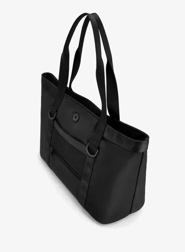 Solid School Tote Bag With Zip Closure - 34x14x26 CM – صورة 2