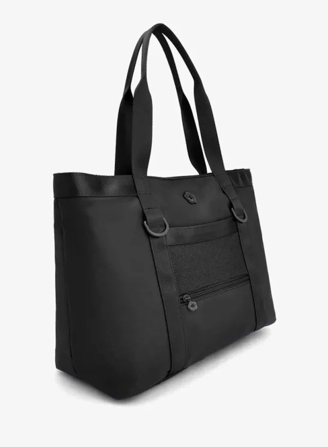 Solid School Tote Bag With Zip Closure - 34x14x26 CM – صورة 4