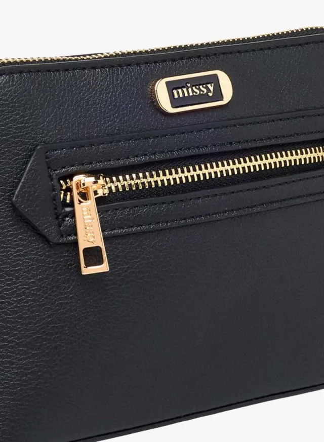 Monogram Print Crossbody Bag With Adjustable Strap – صورة 5