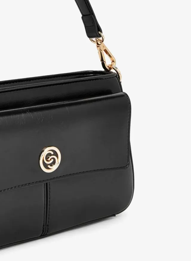 Logo Detail Crossbody Bag With Detachable Strap – image 3