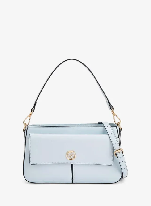 Logo Detail Crossbody Bag With Detachable Strap