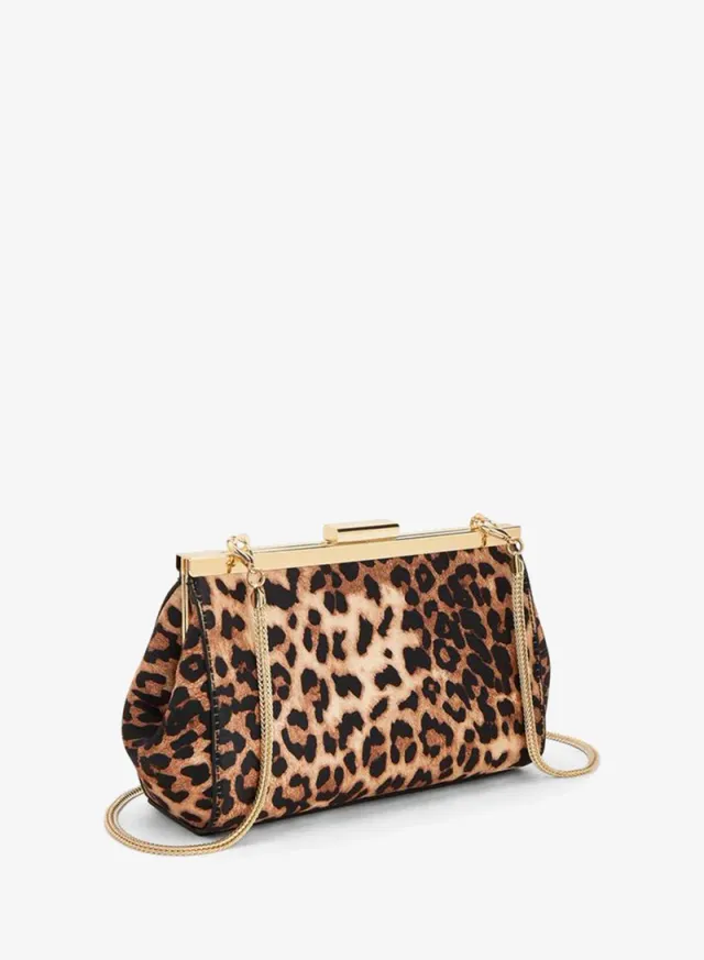 Animal Print Crossbody Bag With Detachable Chain Strap – image 3