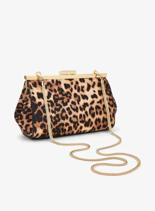 Animal Print Crossbody Bag With Detachable Chain Strap – image 5