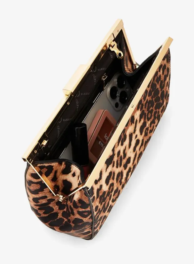 Animal Print Crossbody Bag With Detachable Chain Strap – image 7