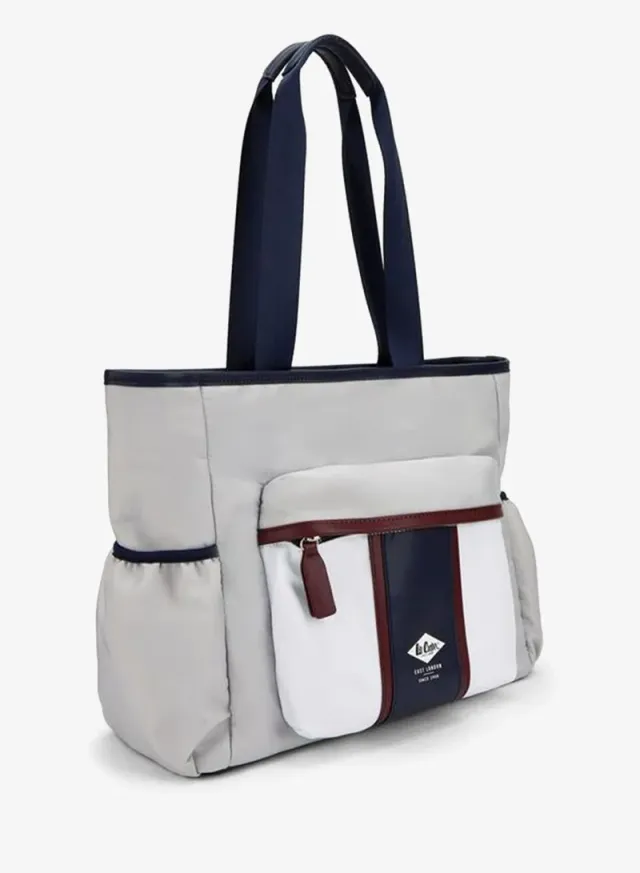 Colourblock Tote Back With Zip Closure – صورة 2