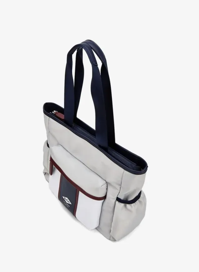 Colourblock Tote Back With Zip Closure – صورة 4