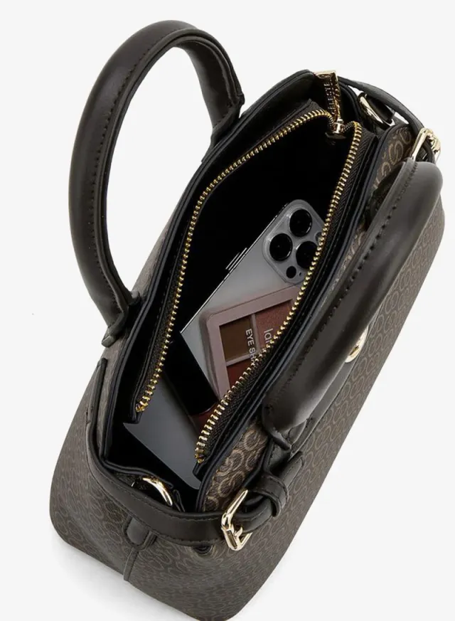 Monogram Print Tote Bag With Double Handle – صورة 7