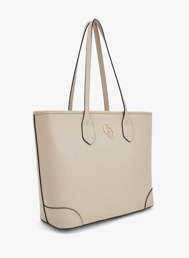 Solid Tote Bag With Crossbody Bag And Pouch – image 4