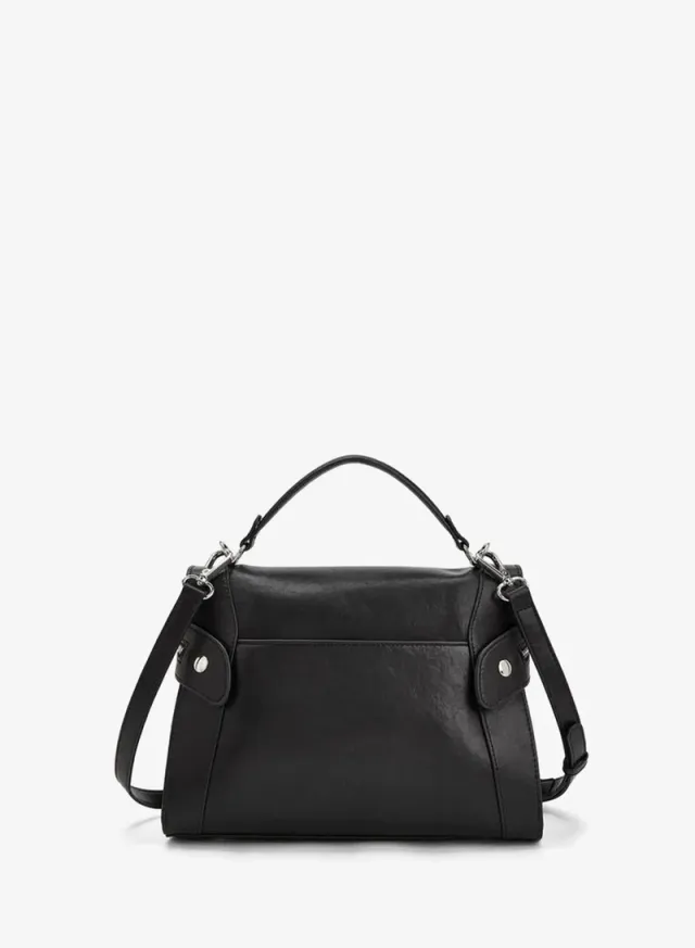 Solid Tote Bag With Detachable Strap – صورة 5