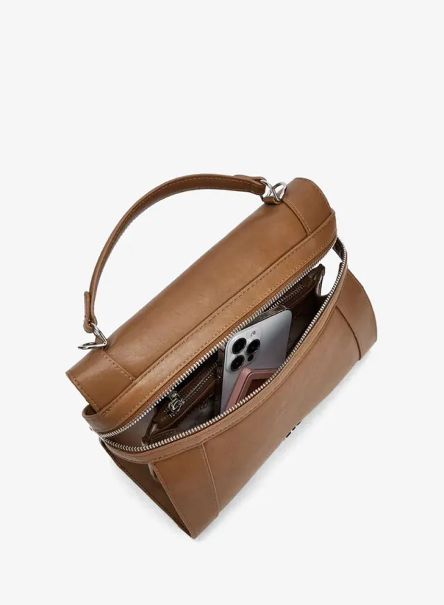 Solid Tote Bag With Detachable Strap – صورة 7