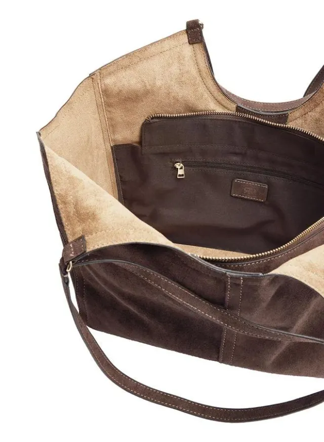 Shopper Bag With Leather-Effect Topstitching – image 4